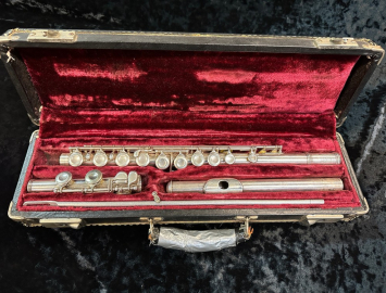 Vintage Wm Haynes Boston Mas Pro Commercial Model Flute, Serial # 17878-